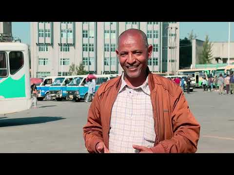 A presentation by the Addis Ababa Transport Bureau in collaboration with Addis Media Network regarding greenhouse gas emissions.